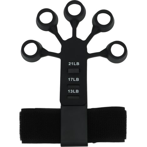 Fingertrainer Handtrainer mit 6 Widerstandsstufen, weichem Silikon, Handstärker für Sportler und Musiker (1/5)