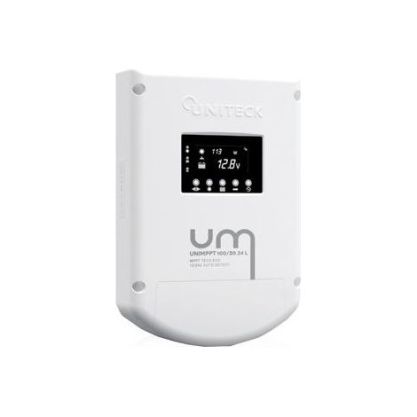 Régulateur De Charge Solaire Mppt - 12/24v - 30a - Lcd - Unimppt 100/30.24l - Uniteck