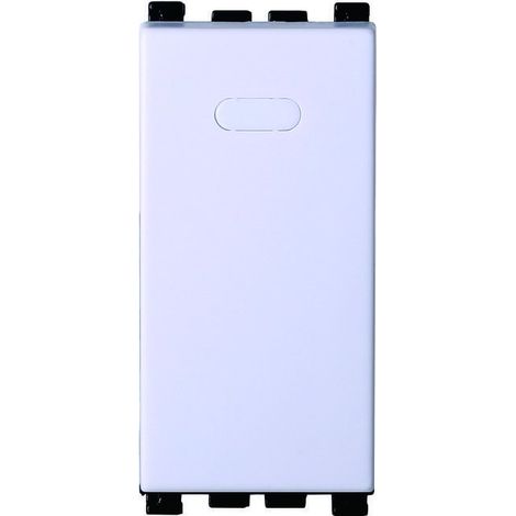 ETTROIT Einpoliger Schalter 1P 16A Farbe weiß kompatibel mit Vimar Arke VA0401B
