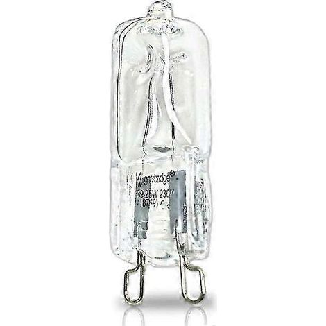 Lot de 2 ampoules halogènes G9 pour four, lumière visible, haute température, résistantes et durables, 40 W, 500 broches, 230 V, pour réfrigérateurs et ventilateurs.