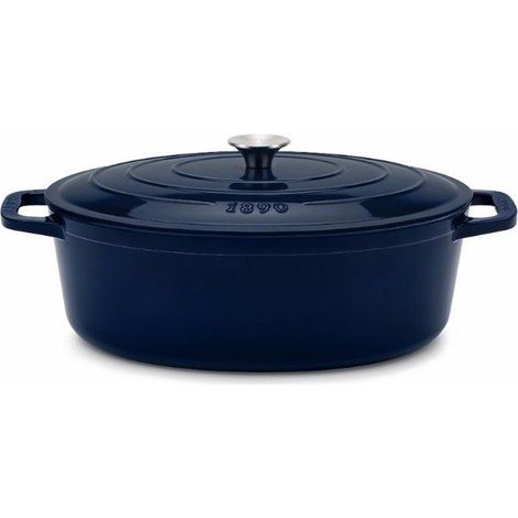 Cocotte de hierro fundido esmaltada - LA FONDERIE 1890 - ALMA36 - Inducción para todo tipo de fuegos - Revestimiento esmaltado - Cocción homogénea (1/5)