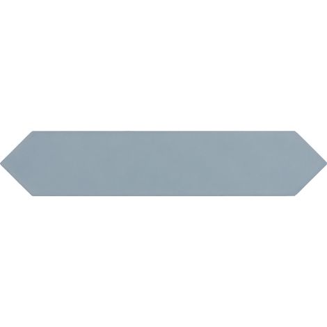 Carrelage mur faience forme navette 5x25 cm mate LANSE BLUE (vendu par boite de 0,50m2) (1/4)