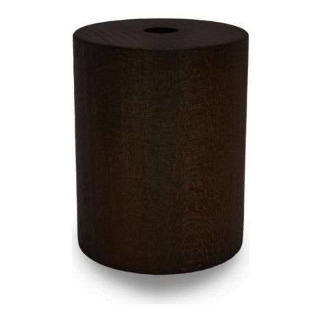 Kit Cache Douille Cylindrique en Bois Wengé : Une Touche Exotique pour Vos Luminaires