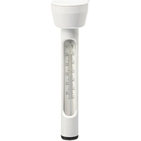 Thermomètre de piscine flottant en plastique résistant – Plage de température -40ºC à 45ºC – Dimensions 7,3 x 4,8 x 24 cm (1/5)