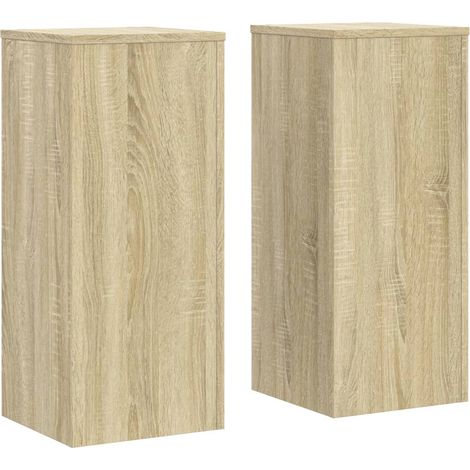 Portavasi per piante set di 2 portafiori in legno ingegnerizzato Sonoma marrone 020045350