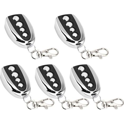 Lot de 5 ouvre-portes de garage électrique à télécommande 433 MHz – Compatible avec modèles PT2260/RT2260 – 4 touches de contrôle – Installation rapide (1/5)