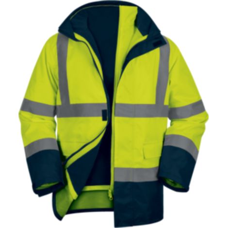 Parka haute visibilité jaune SPEED 5 en 1 taille M - DELTA PLUS (1/2)