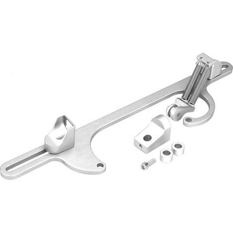 Support de câble d'accélérateur en aluminium, pour carburateur Holley séries 4150 et 4160, argent (1/5)
