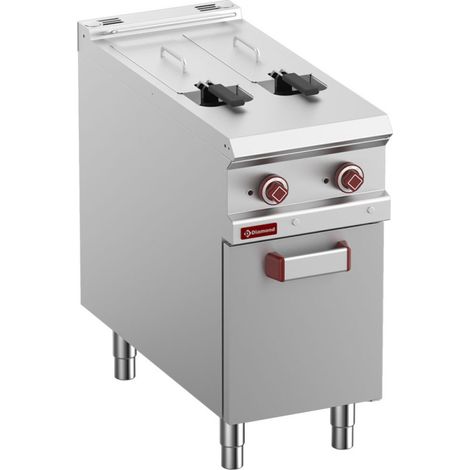 Friteuse électrique 2 x 8 litres sur meuble - Diamond