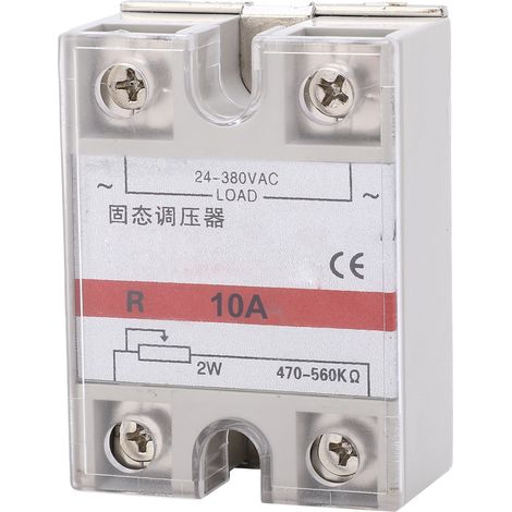 Relais statique (SSR) 10 A 24-380 V CA, régulateur de tension pour la commande de machines (1/5)