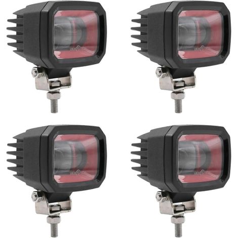 4 feux de signalisation LED 10-80 V 7303S pour chariot élévateur, feu de sécurité linéaire, indicateur de marche arrière, feu de travail (1/5)