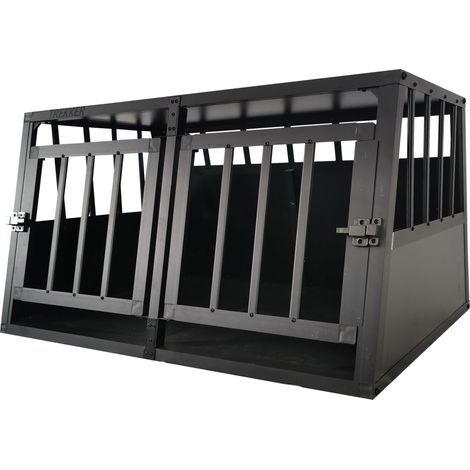 Trekker Hundebox L 89x69x50cm, Schwarz (1/5)