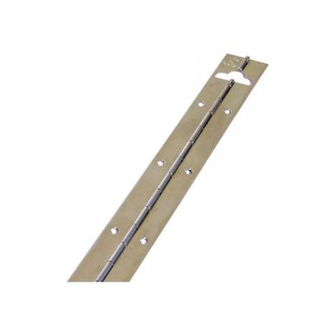 Cerniera a metraggio - 400 x 32 mm. - nichelato