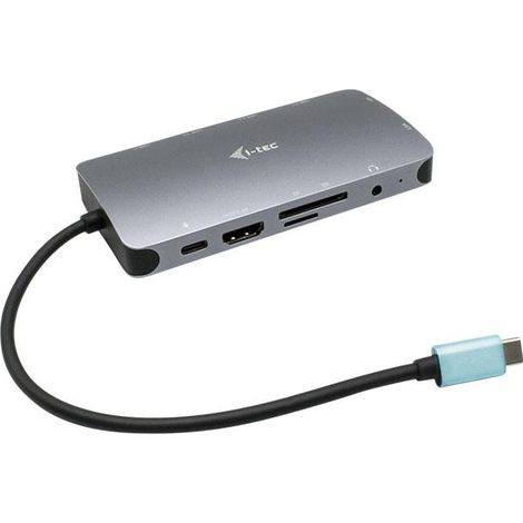 I-Tec Metal USB-C Nano Dock HDMI / VGA with LAN + Power Delivery 100 W (1/4)