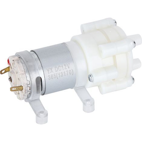12V Membranpumpe für Aquarien, Mini 365 DC elektrische Pumpe für Fischteiche, Wasserpumpenmaschine. (1/5)