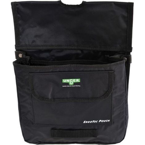 Unger ErgoTec Tasca Organizer per Panni (BSPOU) Con 3 Comparti per Separare Panni e Raschietto