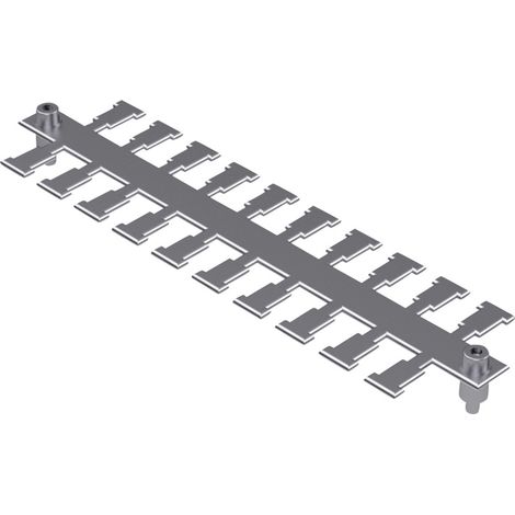 Hebotec 1041-014C Hebotec 1041-014C Kabelabfangleiste Kabelabfangschiene  Edelstahl         1 St.