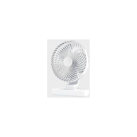 Leiser USB-Tischventilator (4000 mAh) – 4 Geschwindigkeitsstufen, kabellos, 90° neigbar – Kompakter, tragbarer Ventilator für Büro, Zuhause und Picknicks – Sehr leise (1/5)