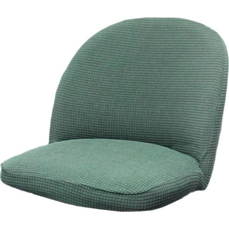 Housse de table sans accoudoirs en polyester, housse arrière amovible et lavable en forme de demi-cercle, pour meubles-Green (1/5)
