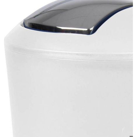 Poubelle a bascule 5.6 L 19 x 28 cm Flic Flac blanc (1/3)