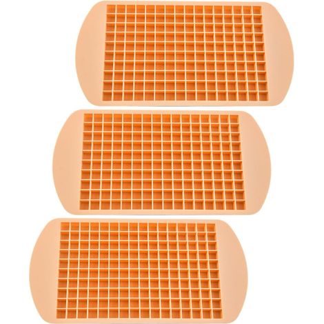 Bac à Glaçons en Silicone 160 Trous Lot de 3 Pièces, Réutilisable et (1/5)