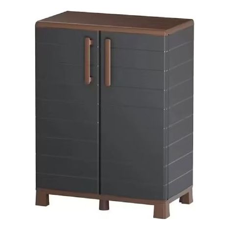 ARMADIO BASSO IN POLIPROPILENE ROBUSTO 68X37XH 90 CM