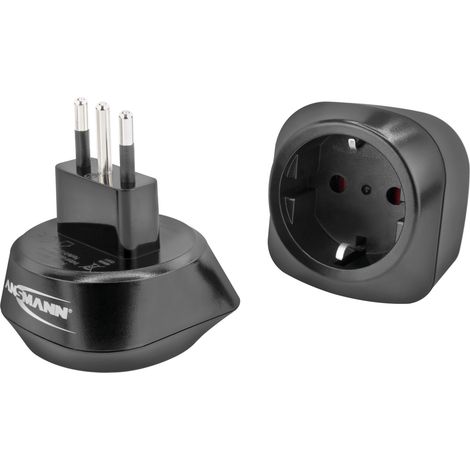 ANSMANN Adaptateur de voyage EU to IT (1 pce) (1/5)