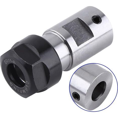 Soporte de mandril para eje de motor ER11 de 8 mm para fresado CNC (1/5)