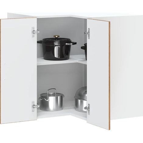 Küchen-Eckhängeschrank Kalmar Altholz-Optik Holzwerkstoff