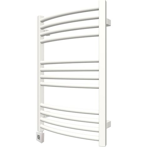 Sèche-serviette électrique blanc de 900 mm de haut et 686 mm de large - 600 Watt - LEN900/686E1B