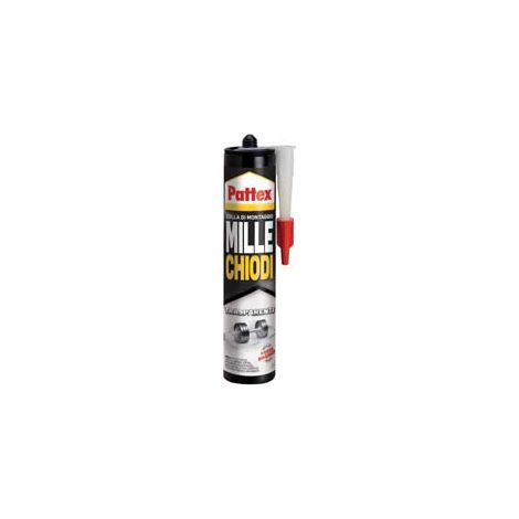 PATTEX MILLECHIODI TRASPARENTE IN CARTUCCIA PER INTERNI- - gr.310 - 2 pezzi HENKEL