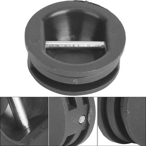 2 pièces Prise de Leash pour Surf, Longboard, Shortboard et Paddle Board - Accessoires Professionnels Noir (1/5)