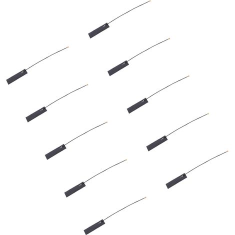 10 antennes FPC intégrées, bande flexible 824-960 MHz, câble RG1.13, dos adhésif, compatibles avec les modules NB-IoT (1/5)