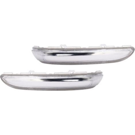Clignotants extérieurs pour rétroviseurs – Lot de 2 lentilles compatibles Peugeot 208 (2012–2019), référence 9814464680 (1/4)