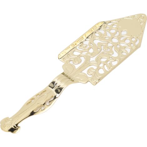 Absinthlöffel aus Edelstahl, Zuckersieb, Eisfilter, Bitterstofffilterlöffel, Retro-Stil, Gold (1/5)