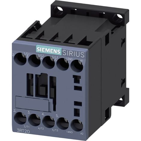Siemens 3RT2015-1AP01 Schütz  3 Schließer 3 kW 230 V/AC 7 A mit Hilfskontakt   1 St.