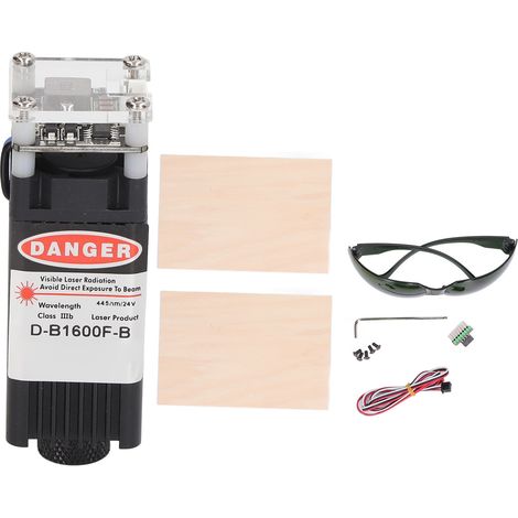 Module de gravure laser pour impression 3D 24 V 445 nm 1,6 W (1/5)
