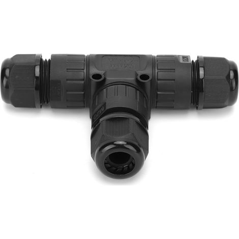 Connecteur étanche pour câble électronique extérieur, 3 broches, IP68, M20T-3P, 9-12 mm (1/5)