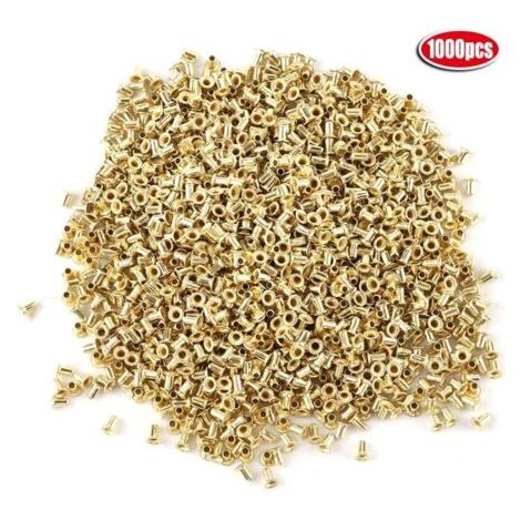 Pair Ruche d'abeille, cadre de nid en laiton, illets, outils pour apiculteur (1000 pièces) (1/5)