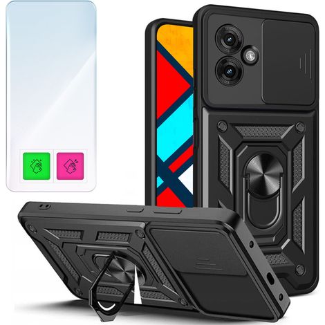 Funda para Motorola Moto G55 5G con carcasa trasera reforzada y cristal protector. (1/5)