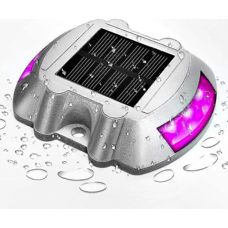 Éclairage solaire LED pour allées, jardin, escaliers et sentiers - Modèle solaire avec détecteur crépusculaire, étanche, idéal extérieur (1/5)