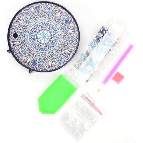 Kit lumineux DIY Diamond Painting Mandala forme spéciale Décoration maison ZXD020 (1/5)
