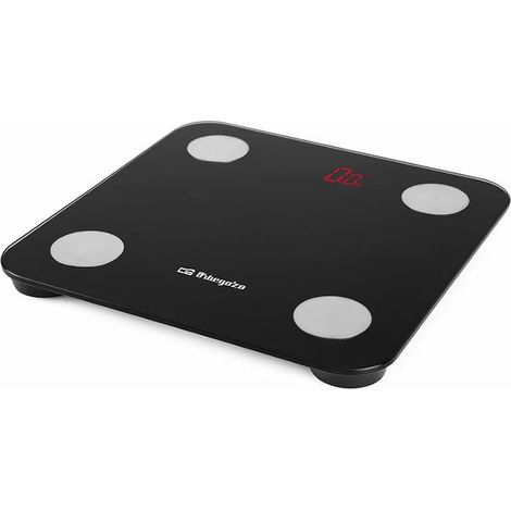 Bilancia pesapersone orbegozo pb3000/ analisi corporea/ bluetooth/ fino a 180kg/ nero