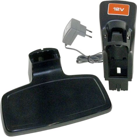 Ersatzteil - 12V-Ladegerät mit Originalhalterung - - ELECTROLUX, AEG