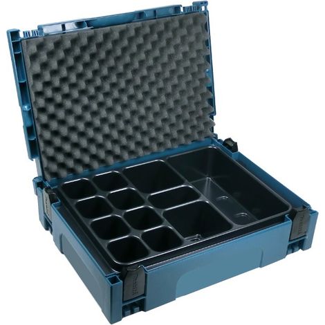Malette de rangement Makita Makpac 1 – Poids léger 0.3 kg – Système de rangement pour outils et accessoires – Transport facile