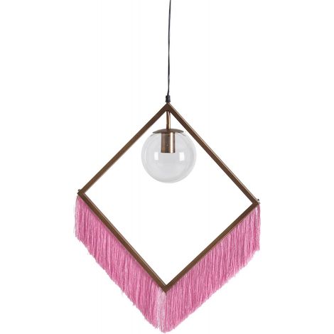 Lampe suspendue bulevard - Rose (1/2)