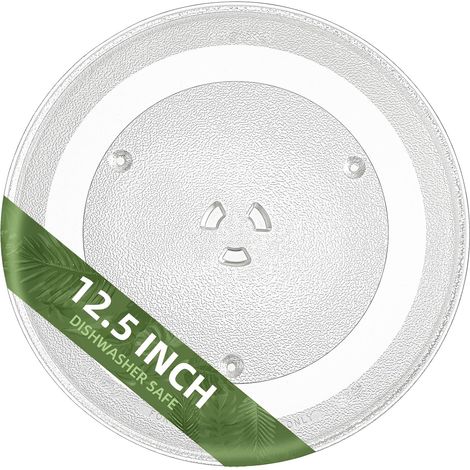 318-mm-Drehteller für Mikrowellen – Ersatzteil – Gehärtetes Glas – Samsung-kompatibel (1/5)