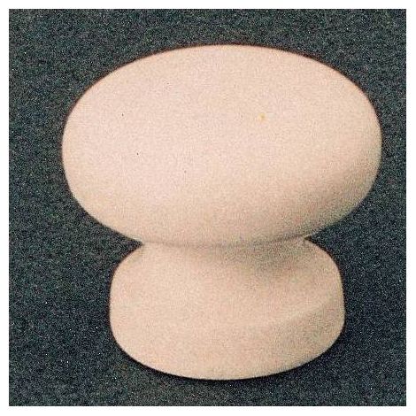 BL POMOLO IN LEGNO D 25 MM LACCATO BIANCO 2 PZ 5 BL