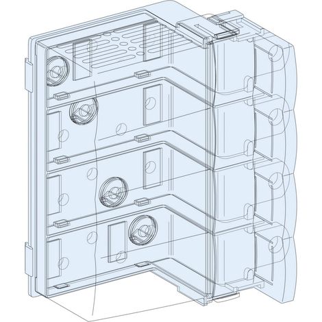 Bloc d'alimentation NS250 - Horizontal - Avec raccordement