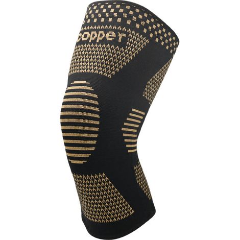 Protège-genoux sport antidérapant, équipement de protection basketball vélo, genouillère nylon sans cuivre ion, accessoire corde à sauter (1/2)